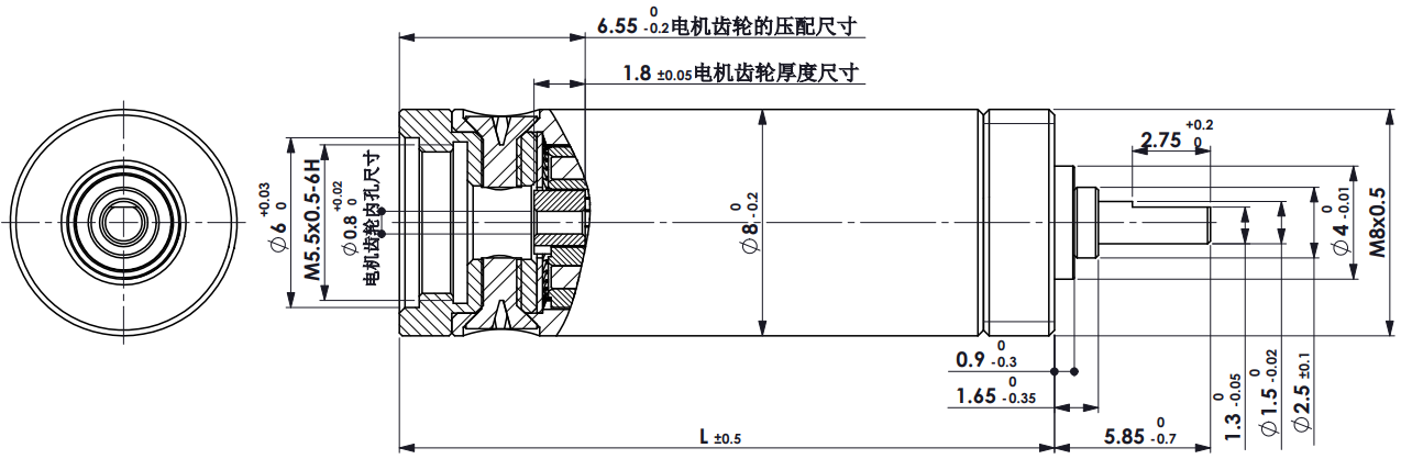 Gearbox outline